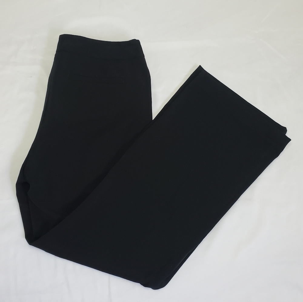 Liz Claiborne Black Sloane Mid-Rise Dress Pant